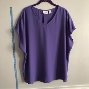 Chico’s size 3 pretty in lavender top
